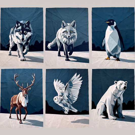 Winter Animals Quilts Bundle