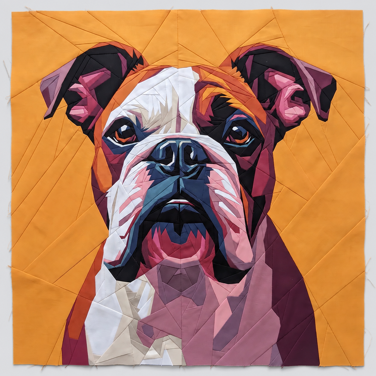 English Bulldog Quilt Pattern