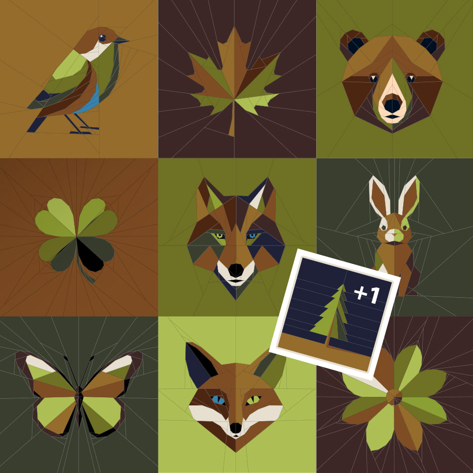 April Forest Collection Forest Collection – Modern Quilt Patterns