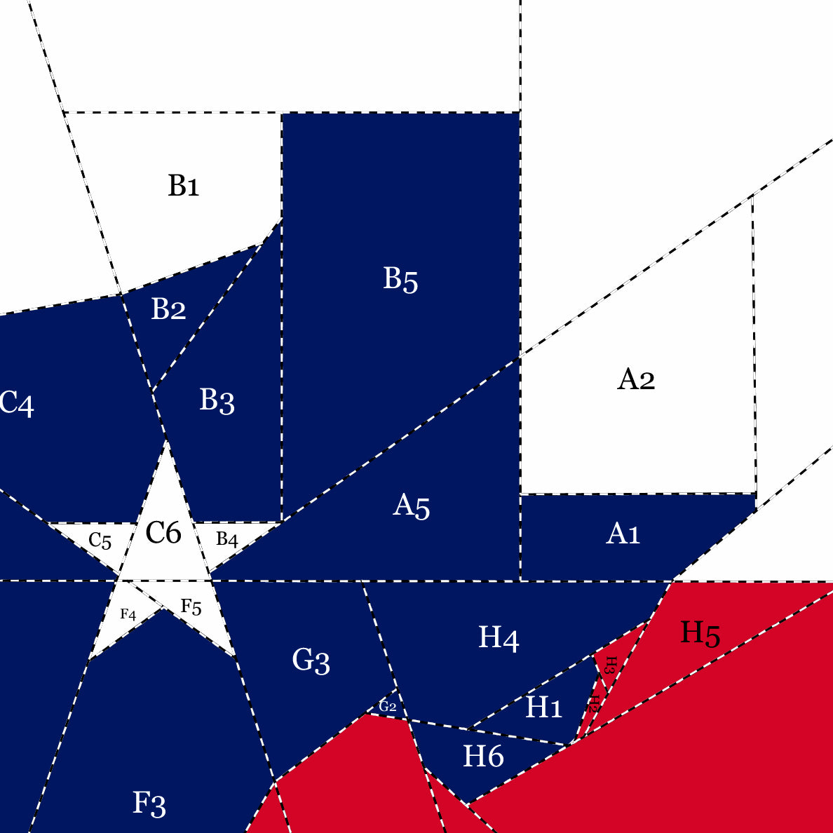 Texas Flag Quilt Pattern Modern Quilt Patterns texas-flag-quilt-pattern-modern-quilt-patterns