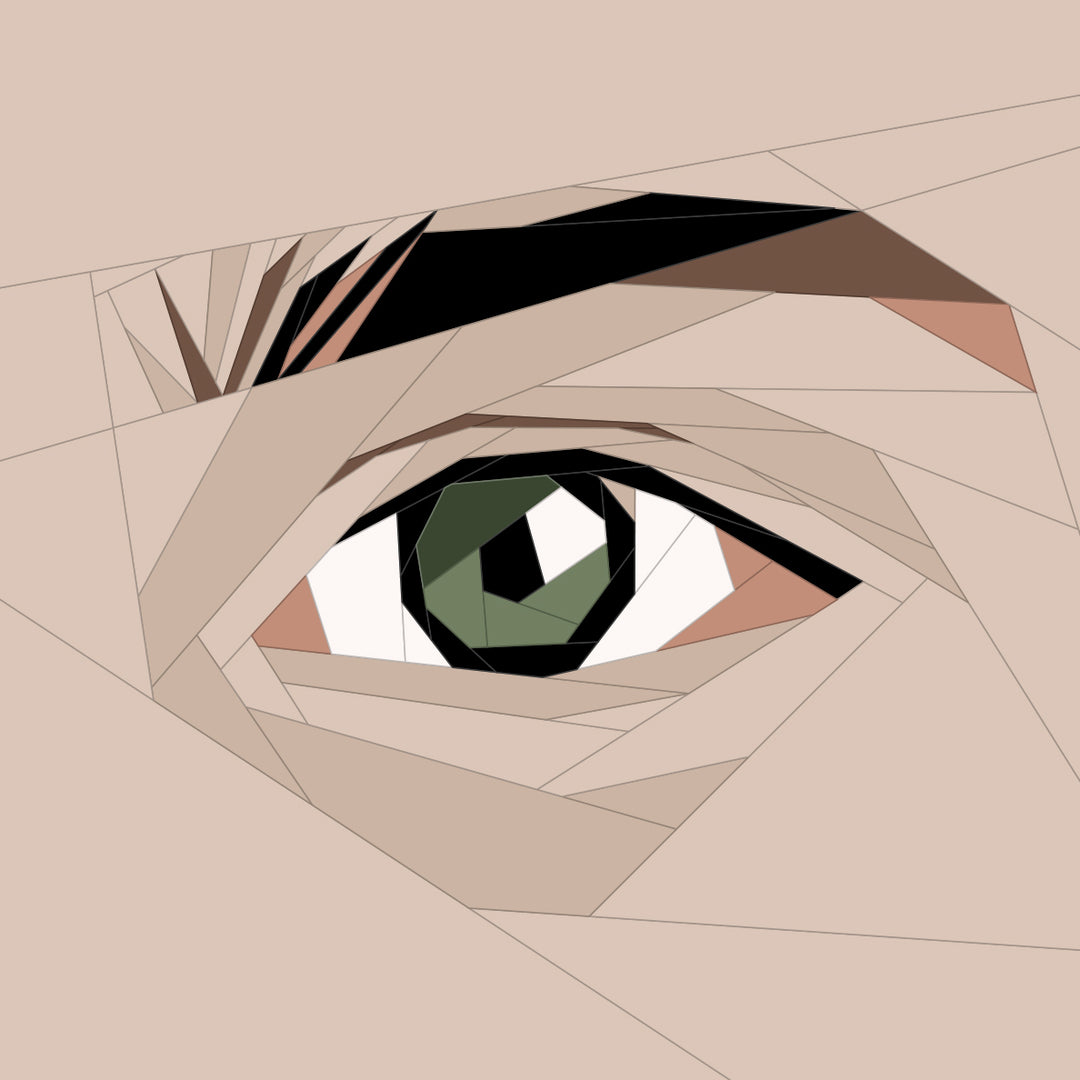 Golden Retriever Dog Paper Piecing Quilt Pattern Modern Quilt Patterns