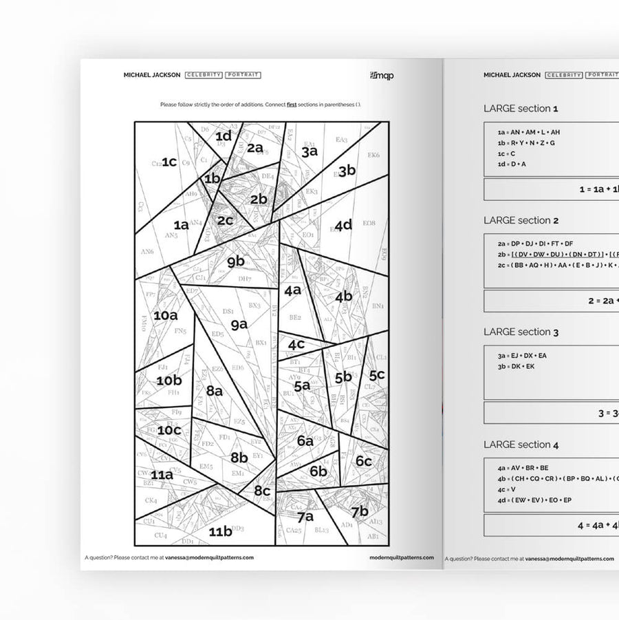 Michael Jackson Quilt Pattern – Modern Quilt Patterns