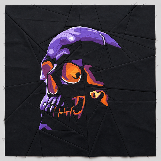 Obsidian Skull Quilt Pattern