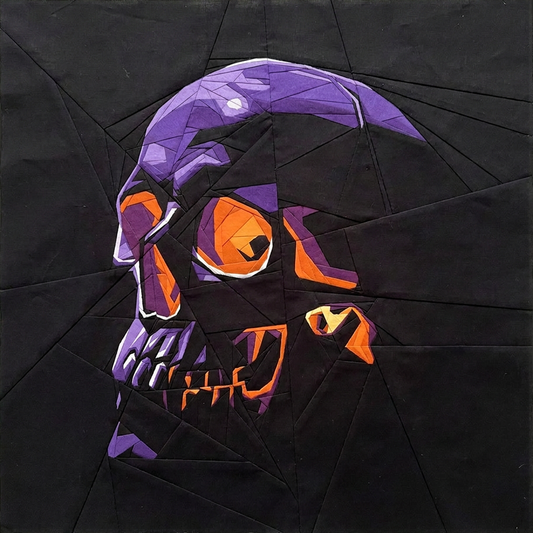 Obsidian Skull Quilt Pattern