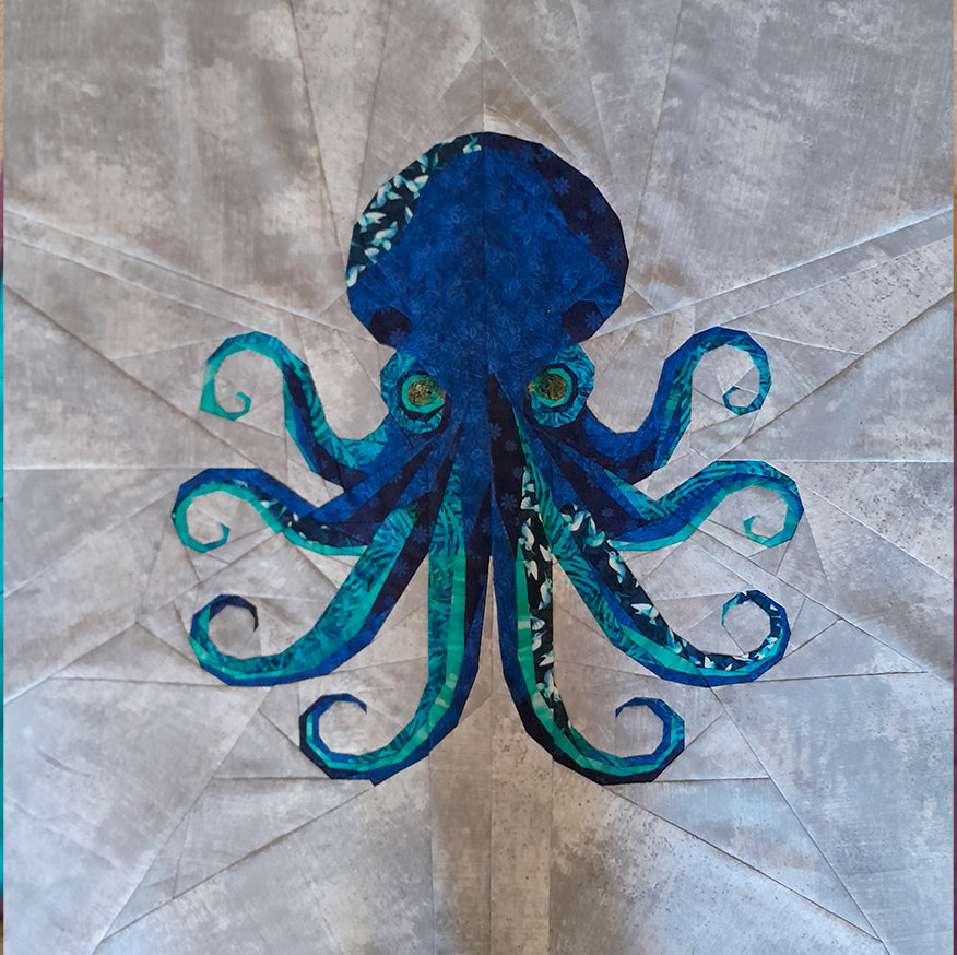 Octopus Flat Pattern Octopus Quilt Pattern – Modern Quilt Patterns