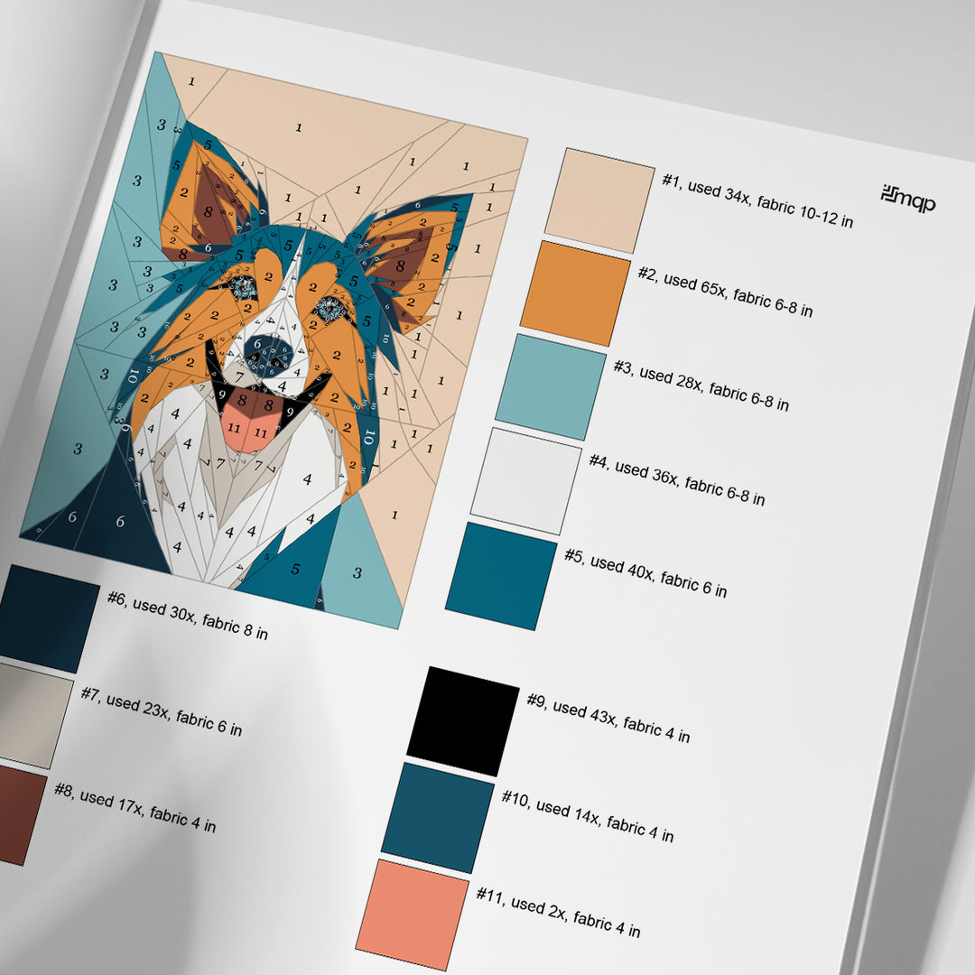 Border Collie Quilt Pattern – Modern Quilt Patterns