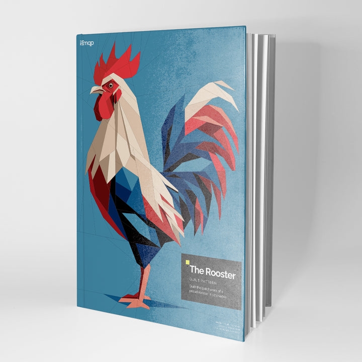 Rooster Paper Piecing Quilt Pattern Modern Quilt Patterns