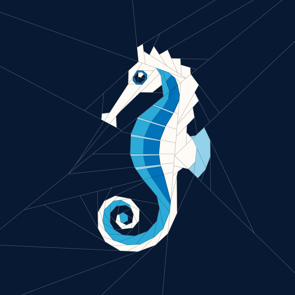 Waterfall Seahorse