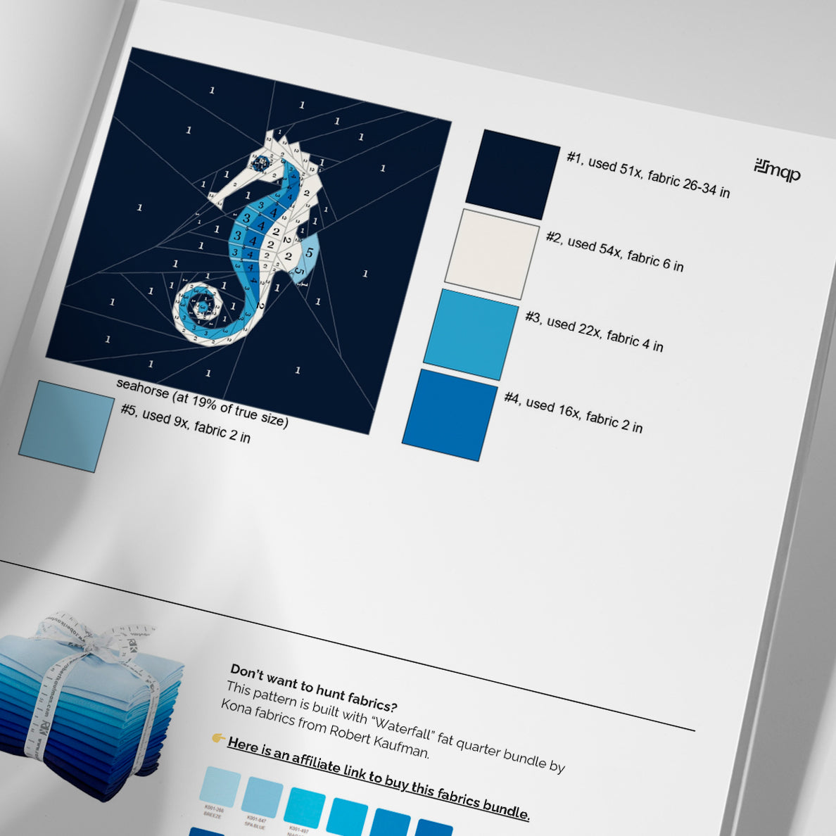 Seahorse Quilt Pattern Seahorse Quilt Pattern