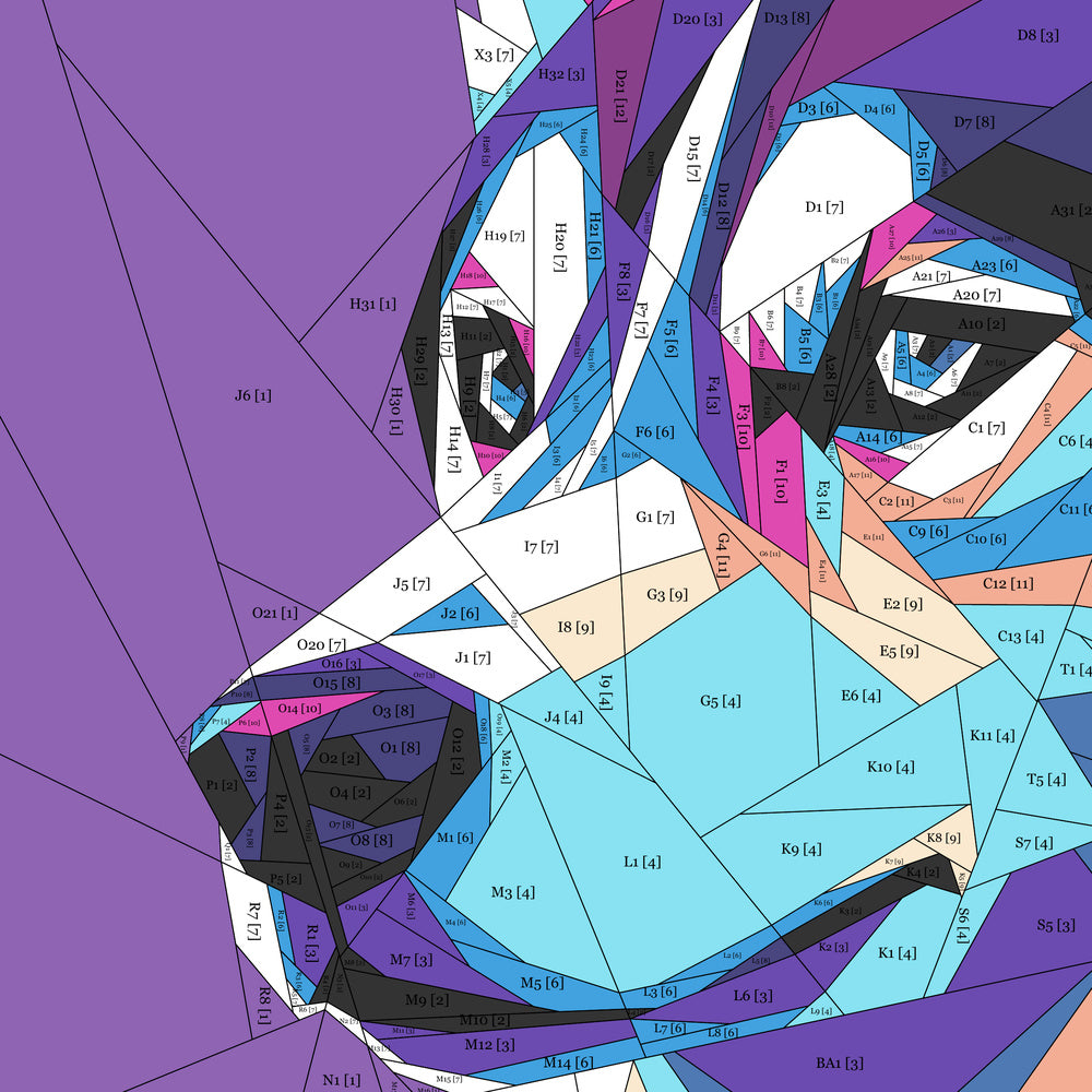 Siberian Husky Quilt Pattern