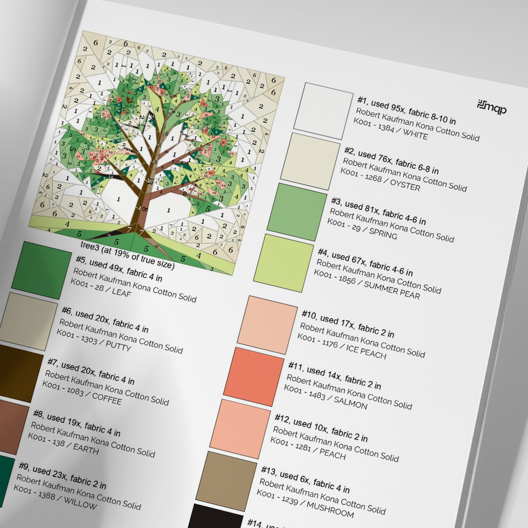 Spring Tree Quilt Pattern – Modern Quilt Patterns