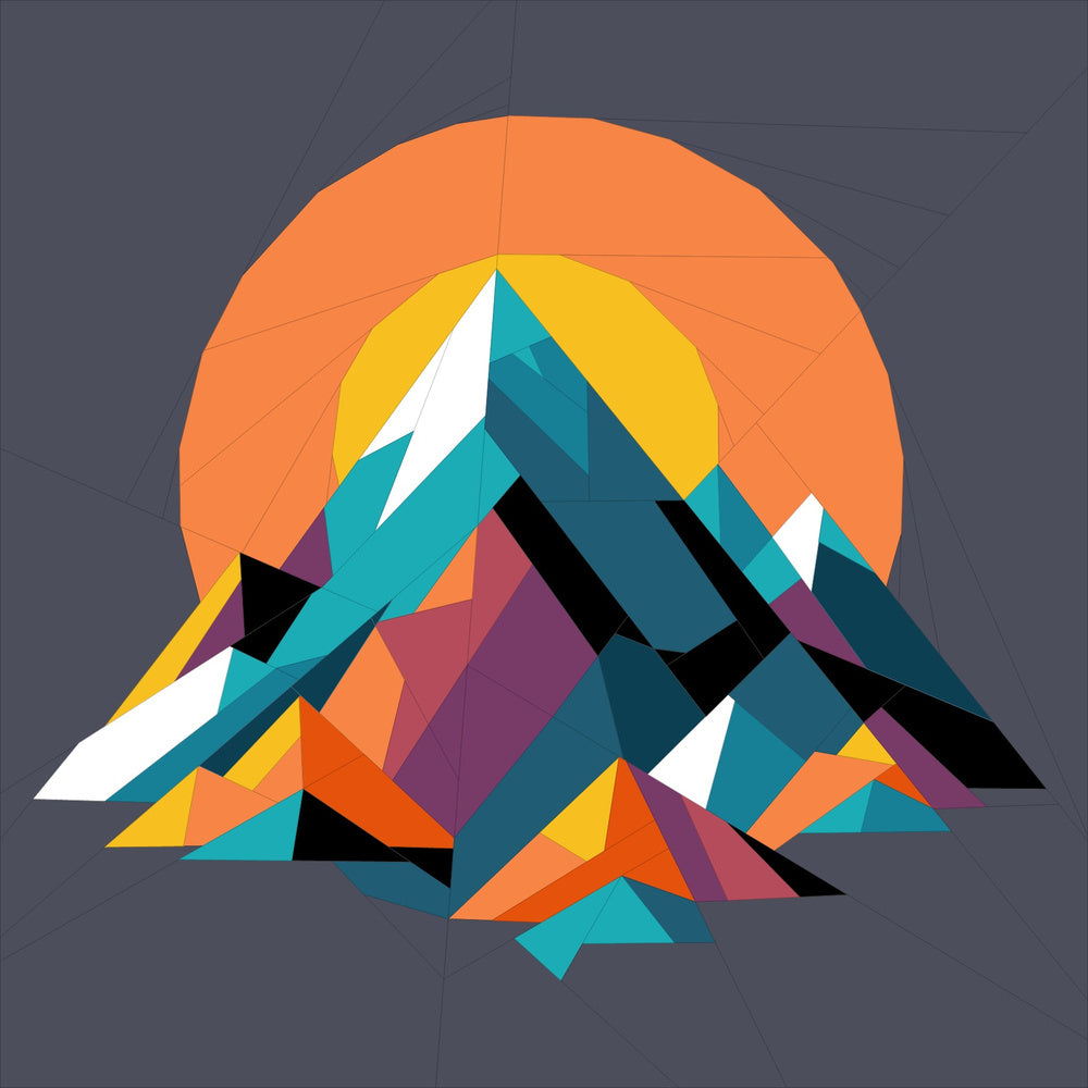 Sunset Mountain Quilt Pattern
