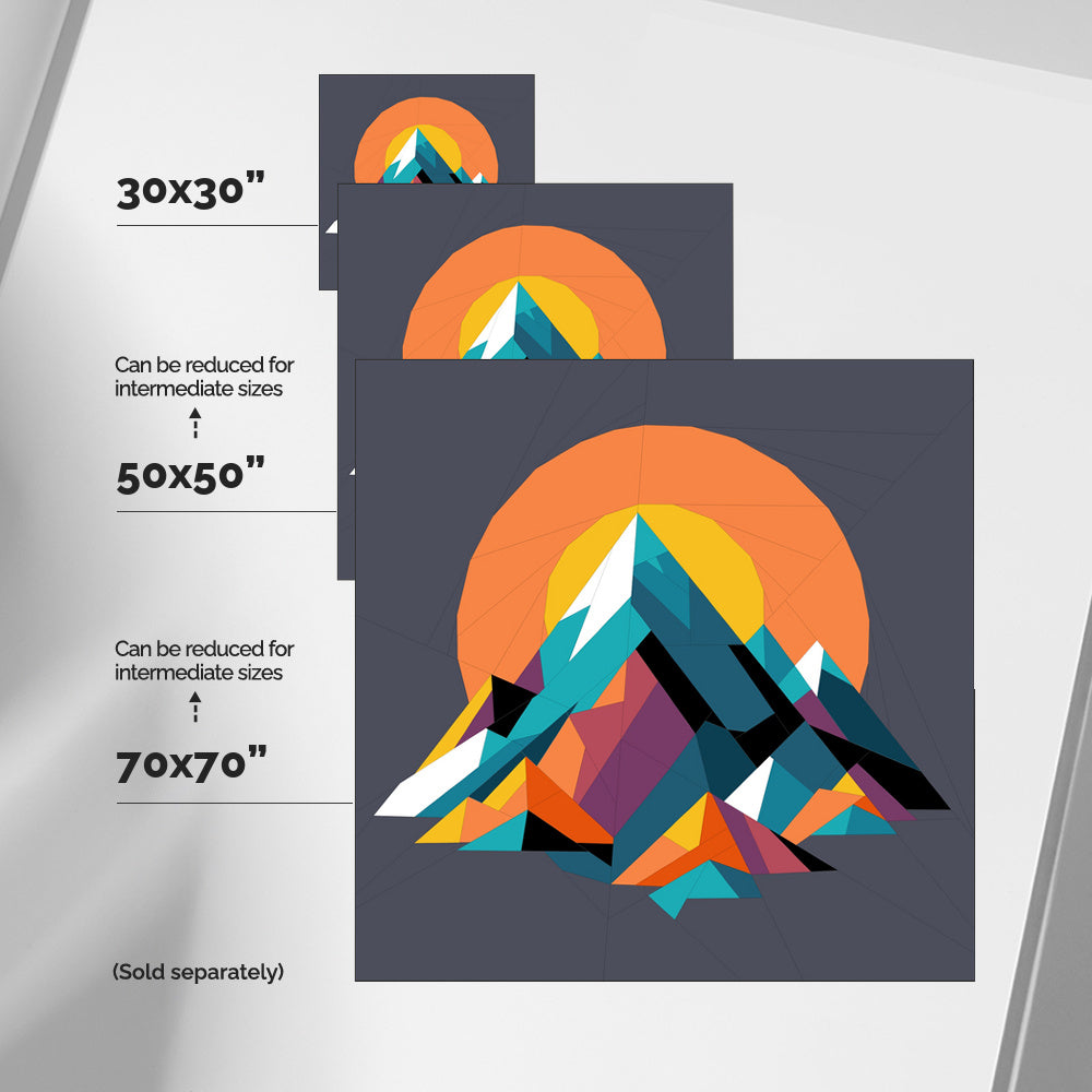 Sunset Mountain Quilt Pattern