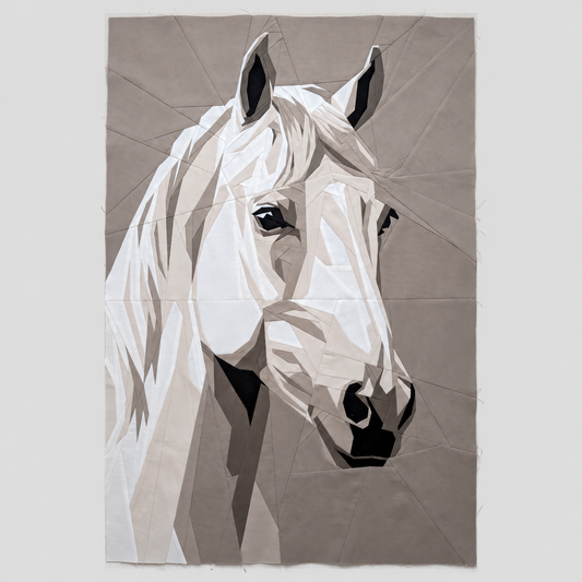 White Horse Quilt Pattern