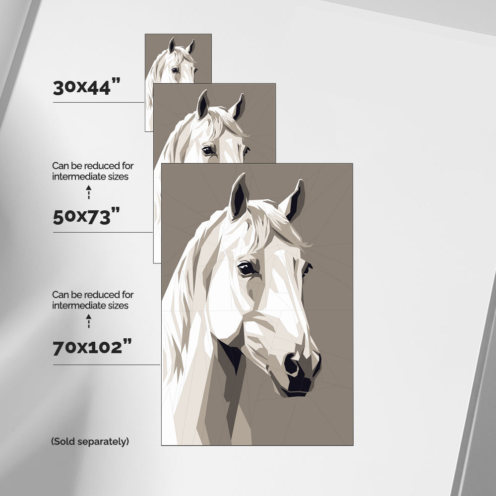 White Horse Quilt Pattern