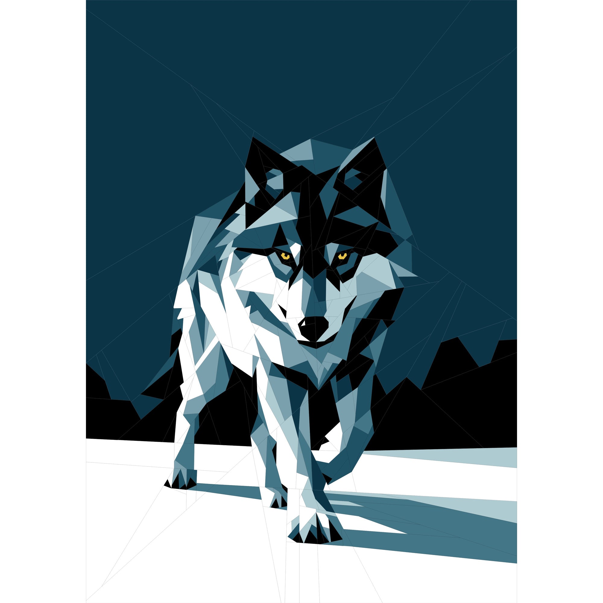 Wolf Quilt Pattern